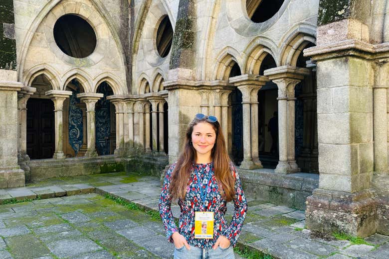 Durante a visita guiada pelo Porto