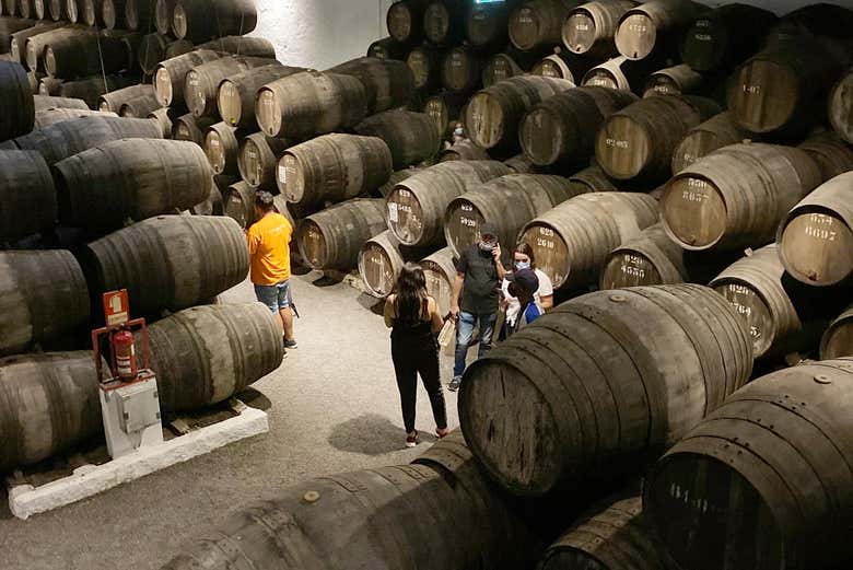 Interior de las bodegas Fonseca