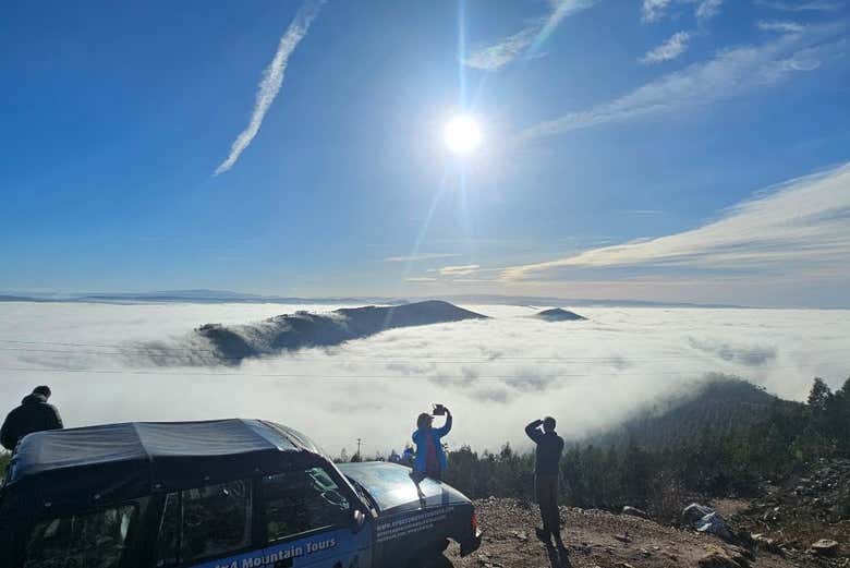 The view from the mountain top