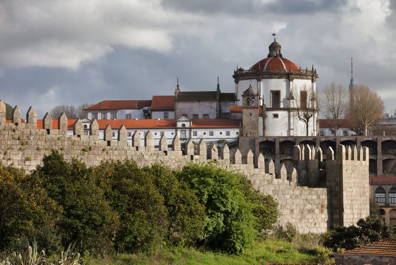 Castle walls in Porto