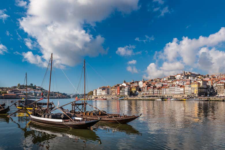 Admirando la vista de Vila Nova de Gaia