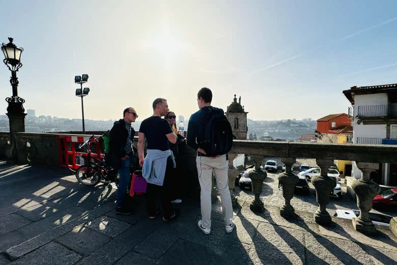 Apreciando as vistas do Porto