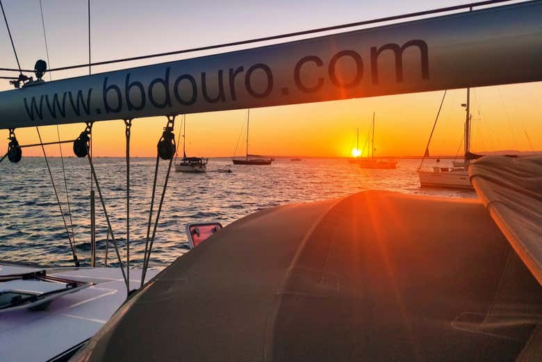Disfrutaremos de una mágica puesta de sol