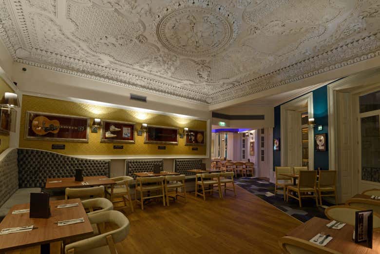 All'interno del locale