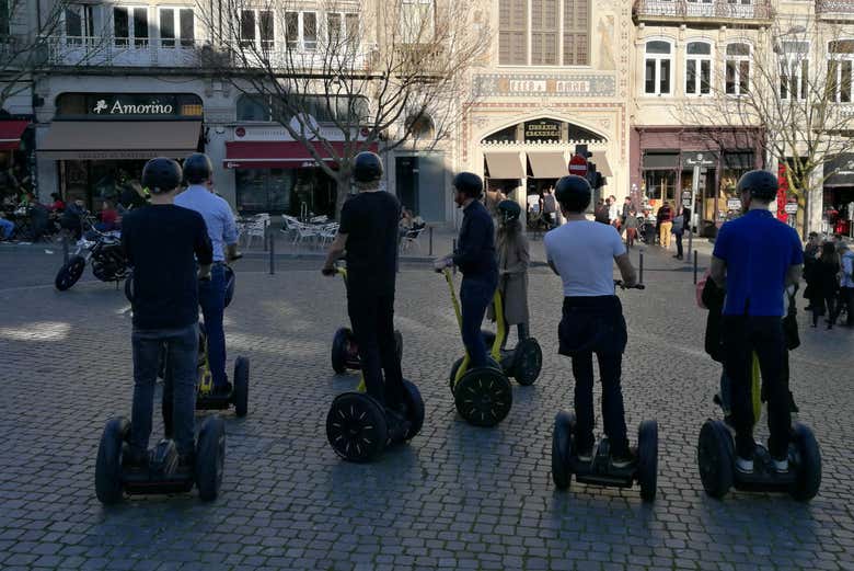 Navigate a segway around Porto