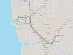 Plano del metro de Oporto