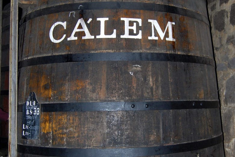 Exploring the Cálem winery