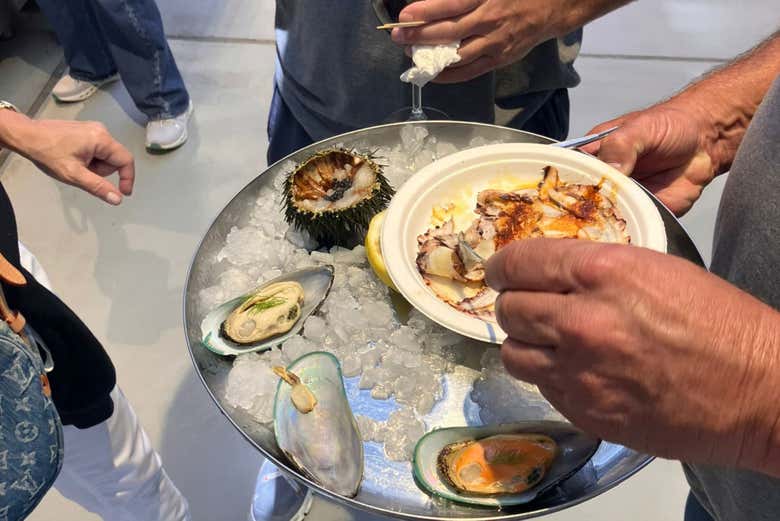 Producto fresco del mar