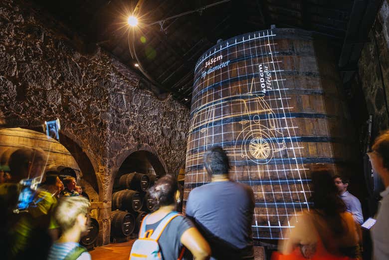 Monumentales cubas de roble tradicional