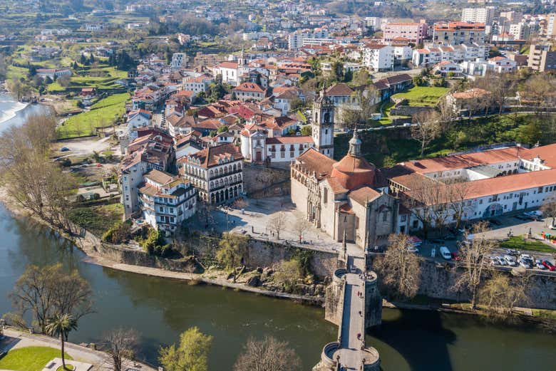 Vistas aéreas de Amarante