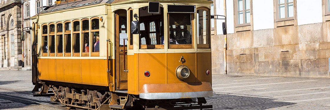 Tranvías en Oporto