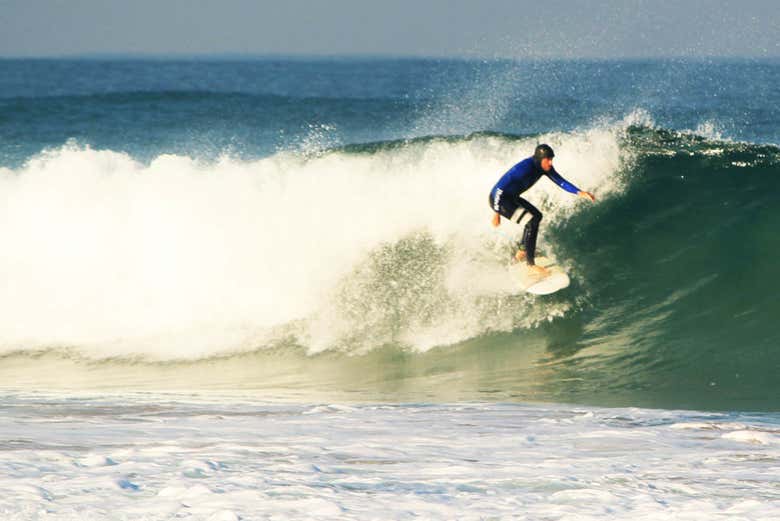Surfing the Atlantic waves