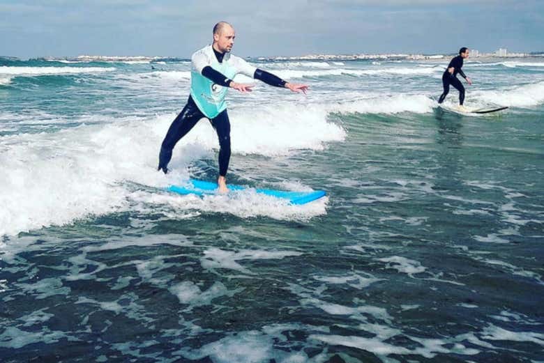 Having fun in Peniche