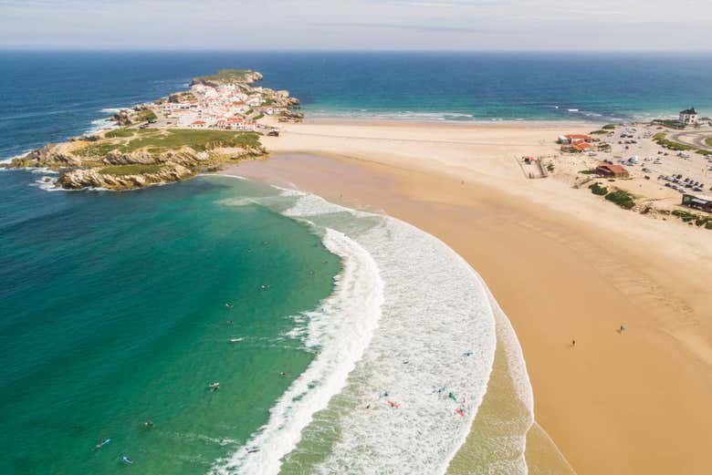 View of Baleal beach