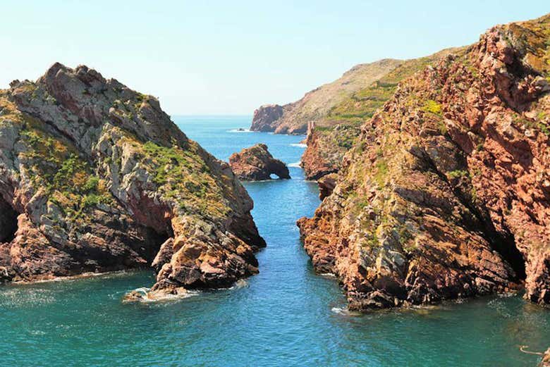 The rocky formations of Berlenga Grande