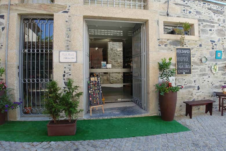 La façade de l'atelier à Peso da Régua