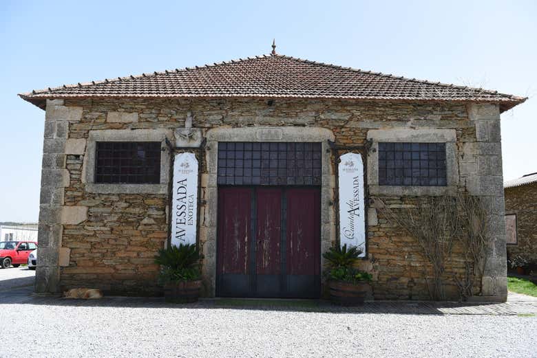 Visiting the wine cellar at Quinta da Avessada