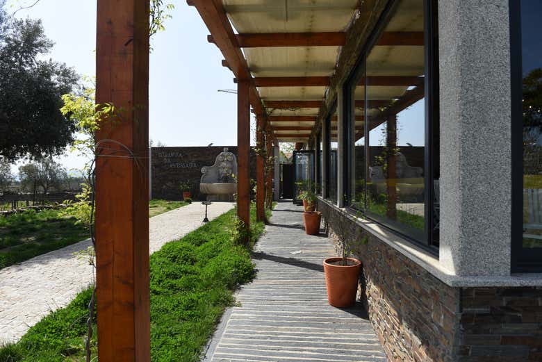 Touring the facilities of Quinta da Avessada