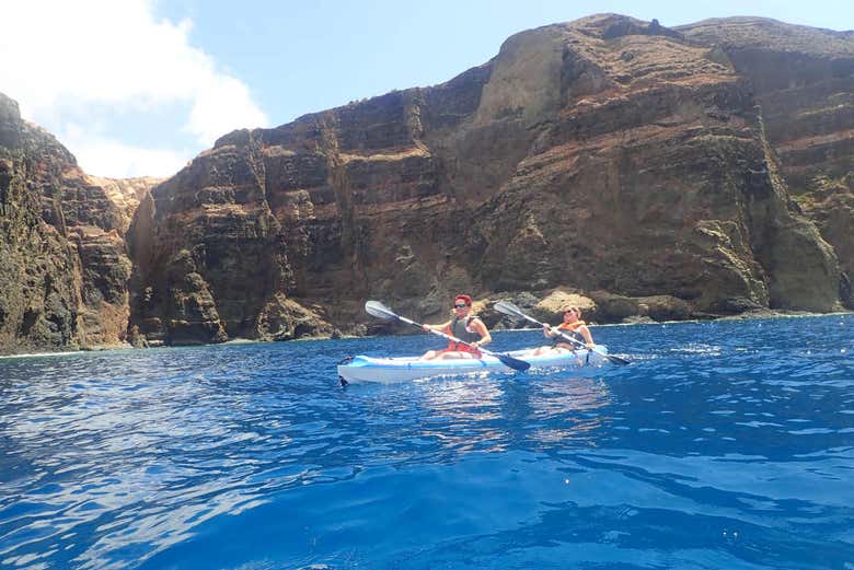 Kayak in the Atlantic