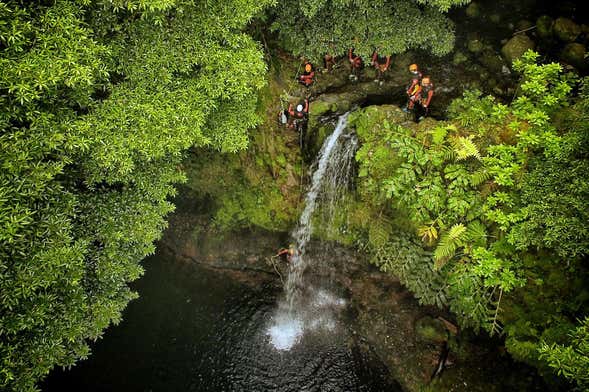 Canyoning in Ribeira da Salga