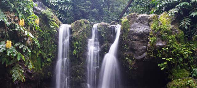 Descida de canyoning na Ribeira dos Caldeirões