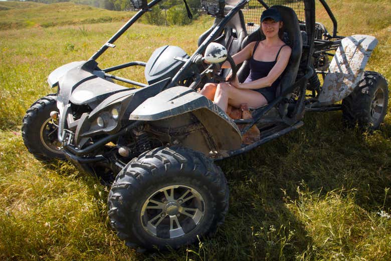 En buggy por la isla de São Miguel