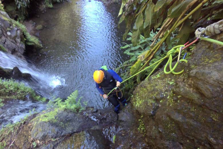 Canyoning in the Caldeiras da Ribeira Grande