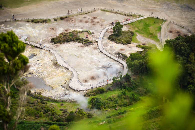 Panoramica della Lagoa das Furnas