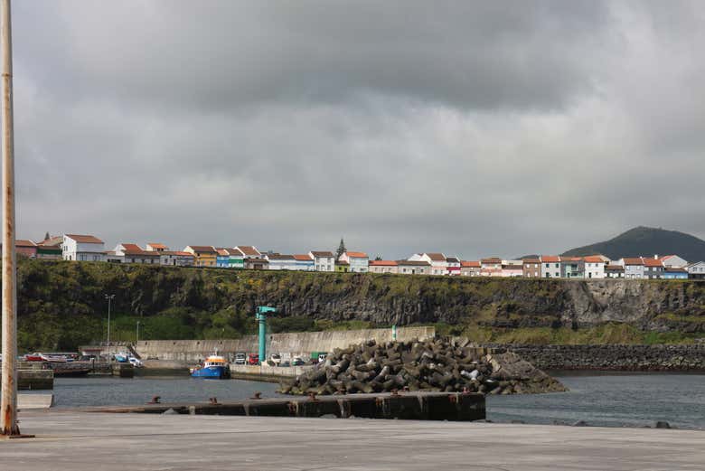 Disfrutando de las vistas de la costa