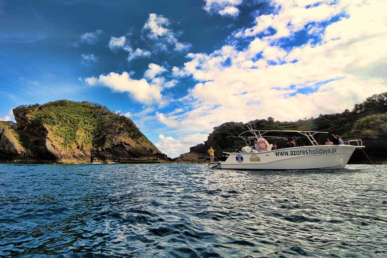 De barco por São Miguel