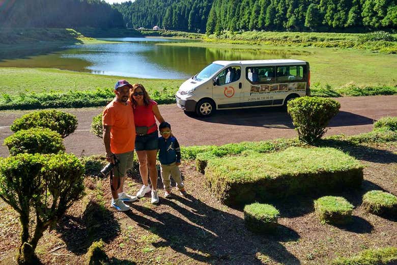 Durante a excursão