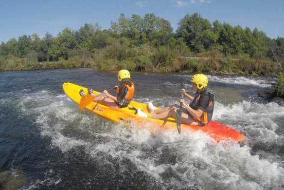 Traverser les rapides de la Limia