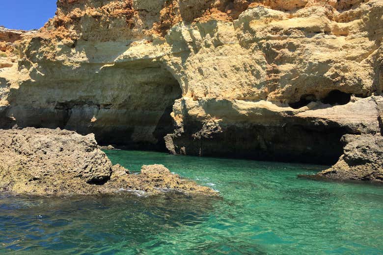 Entrée des grottes