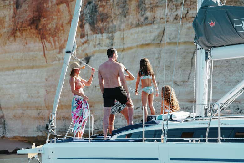 Disfrutando de la travesía por el Algarve