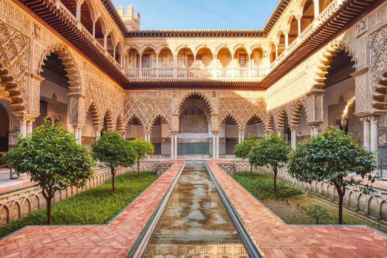 Si queréis, podéis visitar el Alcázar de Sevilla