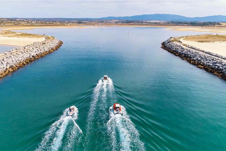 Barco por las cuevas de Benagil y la ría de Alvor desde Portimao