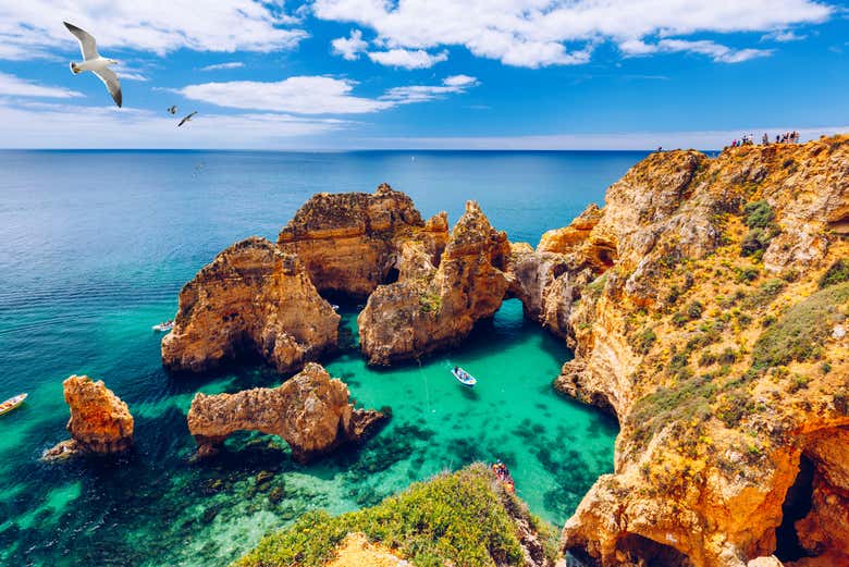A Ponta da Piedade é um dos lugares mais bonitos do Algarve