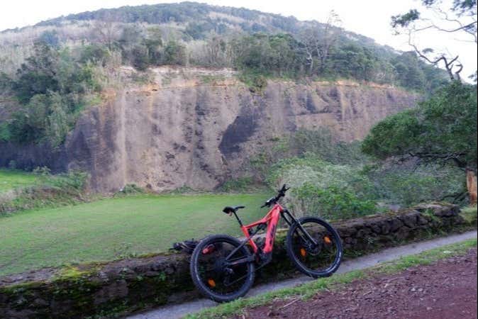 Beautiful trails on the outskirts of the city