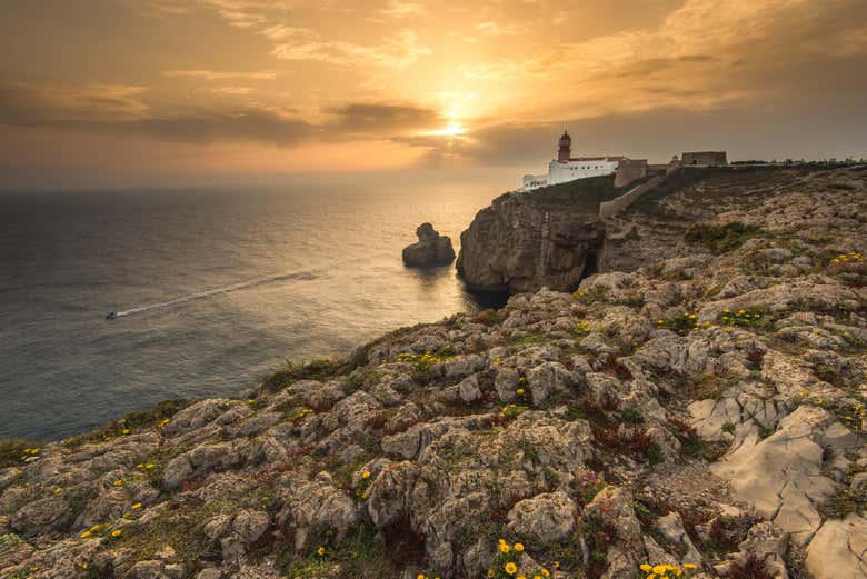 Atardecer en el cabo San Vicente