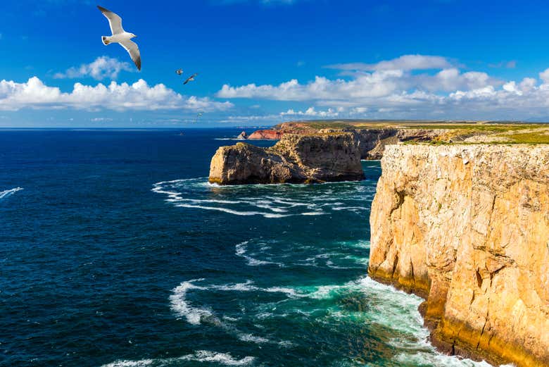 Paisagem da costa de Sagres