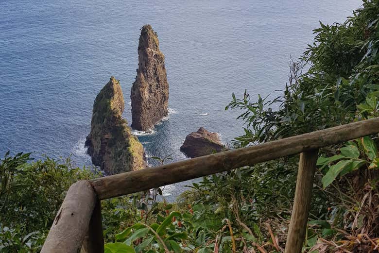 Desfrutando das vistas dos mirantes