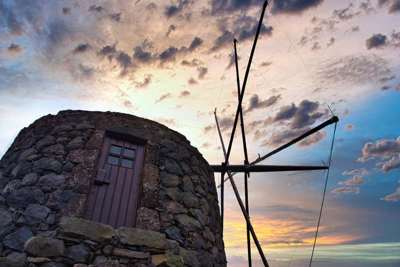 Windmills on the island