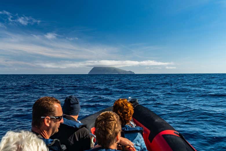 Reaching the island
