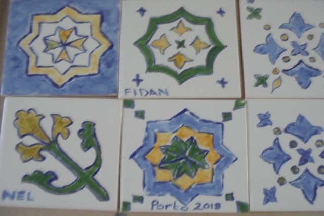Série de azulejos