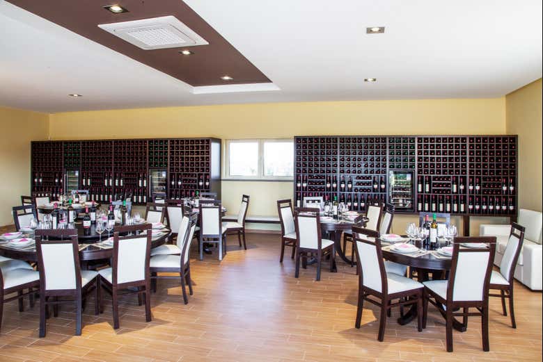 Salle où vous dégusterez le vin