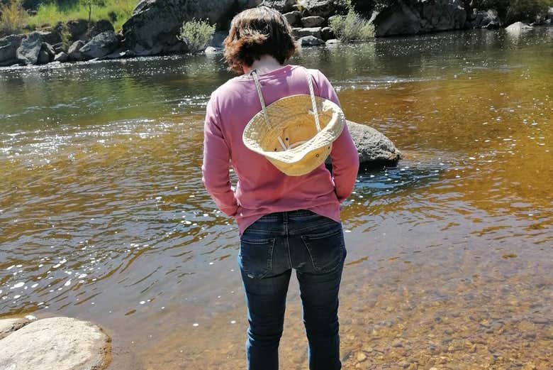 Caminando por la ribera del río Erjas