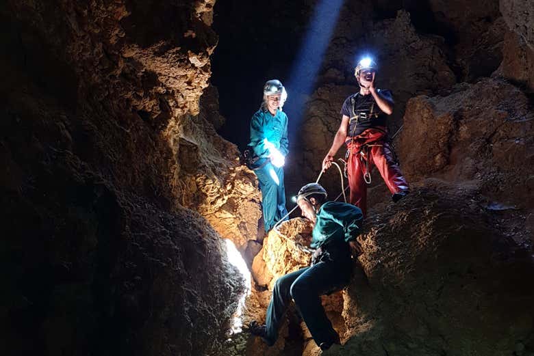 Experience an underground adventure