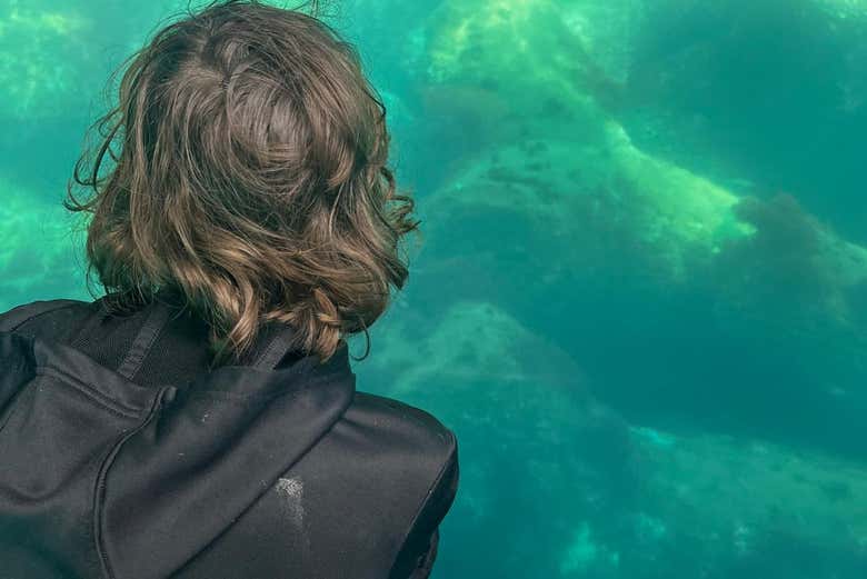 View the depths of the Atlantic Sea