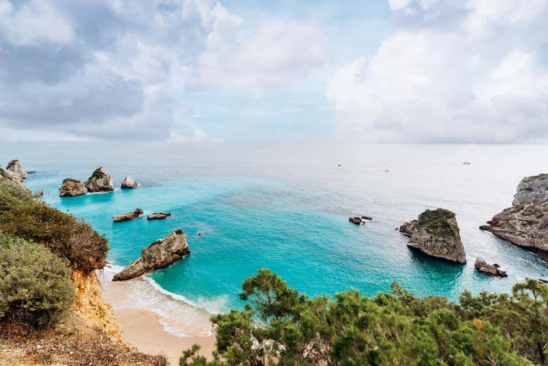 Playa en Sesimbra