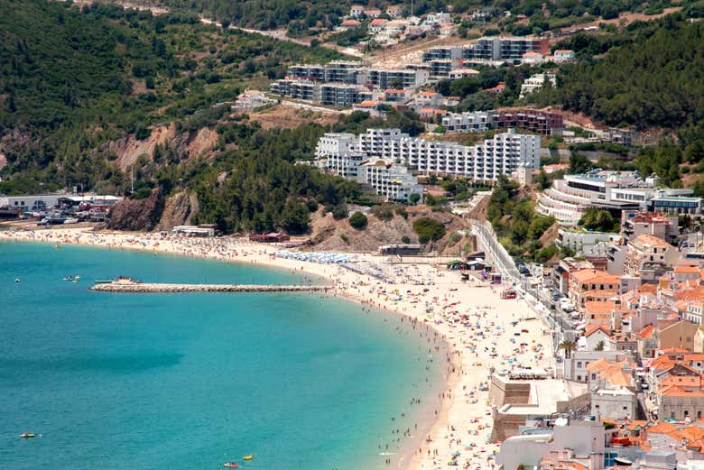 Vista aérea de Sesimbra